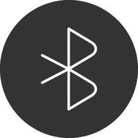 conception d'icône créative bluetooth vecteur