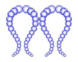 modèle de conception d'illustration vectorielle icône bulle vecteur