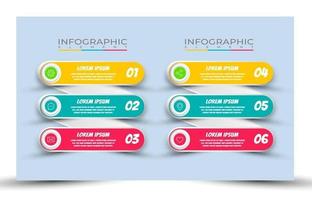 illustration vectorielle conception organigramme infographie vecteur