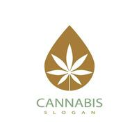 cannabis logo vecteur et symbole