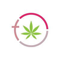 cannabis logo vecteur et symbole