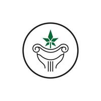 cannabis logo vecteur et symbole