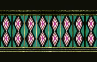 ethnique abstrait ikat art. aztèque ornement imprimer. géométrique ethnique modèle sans couture Couleur Oriental. conception pour Contexte ,rideau, tapis, fond d'écran, vêtements, emballage, batique, vecteur illustration.