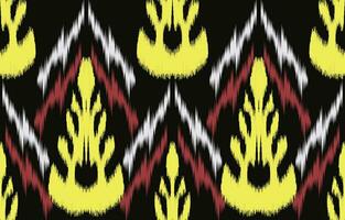 ethnique abstrait ikat art. aztèque ornement imprimer. géométrique ethnique modèle sans couture Couleur Oriental. conception pour Contexte ,rideau, tapis, fond d'écran, vêtements, emballage, batique, vecteur illustration.