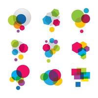 images de logo coloré bulle vecteur