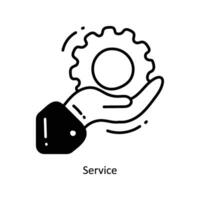 un service griffonnage icône conception illustration. logistique et livraison symbole sur blanc Contexte eps dix fichier vecteur