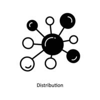 Distribution griffonnage icône conception illustration. Commencez symbole sur blanc Contexte eps dix fichier vecteur