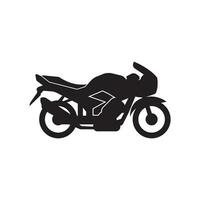 moto icône vecteur conception illustration logo modèle