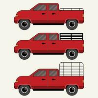 ramasser camion un camion vecteur art illustration
