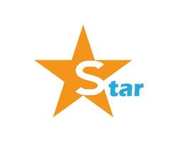 étoile logo entreprise modèle avec étoile forme symbole élégant vecteur