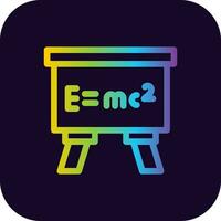 conception d'icône créative de relativité vecteur