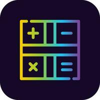 conception d'icône créative calculatrice vecteur