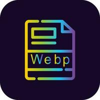 webp Créatif icône conception vecteur
