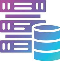 illustration de conception d'icône de vecteur de base de données