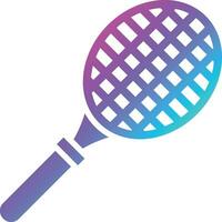 illustration de conception d'icône de vecteur de raquette de tennis