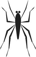 abstrait insecte illustration élégant bâton insecte symbole vecteur