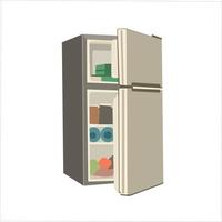 réfrigérateur couleur clipart vector illustration design