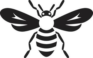 foncé vecteur monarque emblème silencieux insecte dynastie logo