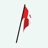 icône du drapeau canadien vecteur