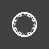 cercle bague tourbillon abstrait logo vecteur