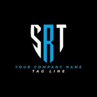 srt lettre logo Créatif conception avec vecteur graphique pro vecteur