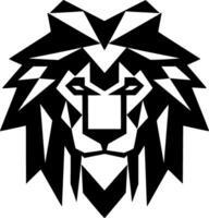 Lion - minimaliste et plat logo - vecteur illustration