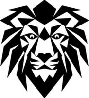 lion, noir et blanc vecteur illustration