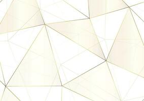 ligne d'or de luxe motif abstrait polygonale avec fond de modèle bleu foncé style premium pour affiche, couverture, impression, illustration. illustration vectorielle vecteur