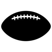 gratuit américain Football silhouette vecteur clipart isolé sur blanc Contexte