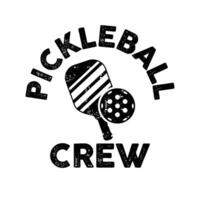 pickleball T-shirt dessins vecteur