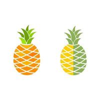 ananas fruit icône modèle vector illustration