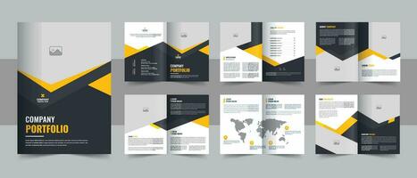 entreprise entreprise profil brochure annuel rapport brochure affaires proposition disposition concept vecteur