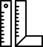 icône de vecteur de règle