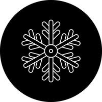 icône de flocon de neige de vecteur