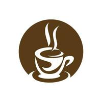 modèle de logo de tasse à café vecteur