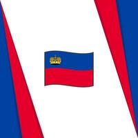 Liechtenstein drapeau abstrait Contexte conception modèle. Liechtenstein indépendance journée bannière social médias poste. Liechtenstein drapeau vecteur