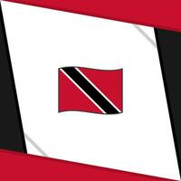 Trinidad et Tobago drapeau abstrait Contexte conception modèle. Trinidad et Tobago indépendance journée bannière social médias poste. Trinidad et Tobago indépendance journée vecteur