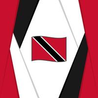 Trinidad et Tobago drapeau abstrait Contexte conception modèle. Trinidad et Tobago indépendance journée bannière social médias poste. Trinidad et Tobago Contexte vecteur