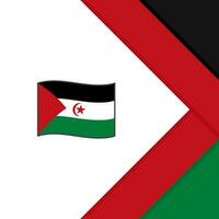occidental Sahara drapeau abstrait Contexte conception modèle. occidental Sahara indépendance journée bannière social médias poste. occidental Sahara dessin animé vecteur