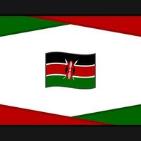 Kenya drapeau abstrait Contexte conception modèle. Kenya indépendance journée bannière social médias poste. Kenya vecteur