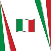 Italie drapeau abstrait Contexte conception modèle. Italie indépendance journée bannière social médias poste. Italie drapeau vecteur