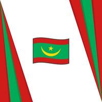 Mauritanie drapeau abstrait Contexte conception modèle. Mauritanie indépendance journée bannière social médias poste. Mauritanie drapeau vecteur