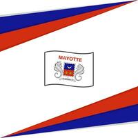 mayotte drapeau abstrait Contexte conception modèle. mayotte indépendance journée bannière social médias poste. mayotte conception vecteur