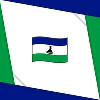 Lesotho drapeau abstrait Contexte conception modèle. Lesotho indépendance journée bannière social médias poste. Lesotho indépendance journée vecteur