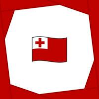 Tonga drapeau abstrait Contexte conception modèle. Tonga indépendance journée bannière social médias poste. Tonga bannière vecteur