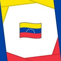 Venezuela drapeau abstrait Contexte conception modèle. Venezuela indépendance journée bannière social médias poste. Venezuela bannière vecteur