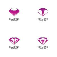 modèle de logo de diamant vecteur