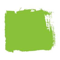 Jaune vert encre peindre brosse accident vasculaire cérébral vecteur