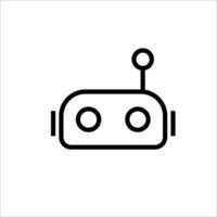 vecteur d & # 39; icône de robot