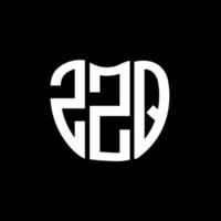 zzq lettre logo Créatif conception. zzq unique conception. vecteur